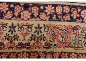 Tappeto Antik Floreale Rosso Scuro Avorio 138x206 Cm