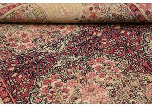 Tappeto Antik Floreale Rosso Scuro Avorio 138x206 Cm