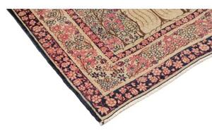 Tappeto Antik Floreale Rosso Scuro Avorio 138x206 Cm