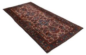 Tappeto Antik Medaglione Floreale Rosa Blu 106x197 Cm