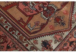 Tappeto Antik Stilizzato Rosso Mattone Azzurro 109x190 Cm