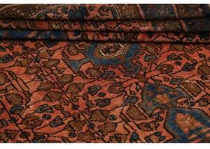 Tappeto Antik Stilizzato Rosso Ruggine Blu Notte 140x212 Cm