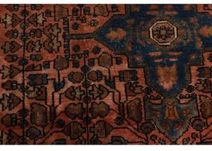 Tappeto Antik Stilizzato Rosso Ruggine Blu Notte 140x212 Cm