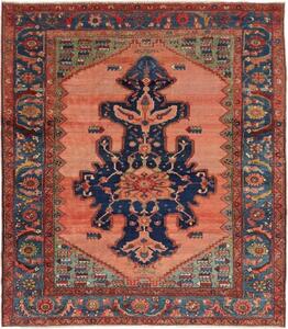 Tappeto Antik Stilizzato Salmone Blu 175x185 Cm