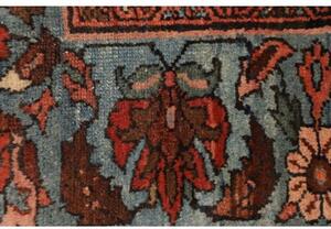 Tappeto Antik Stilizzato Rosso Ruggine Blu Petrolio 168x206 Cm