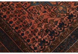 Tappeto Antik Stilizzato Rosso Ruggine Blu Notte 140x212 Cm