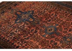 Tappeto Antik Stilizzato Rosso Ruggine Blu Notte 140x212 Cm