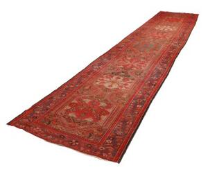 Tappeto Antik Stilizzato Rosso Blu Scuro Corsia 103x480 Cm
