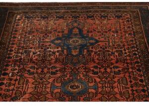 Tappeto Antik Stilizzato Rosso Ruggine Blu Notte 140x212 Cm