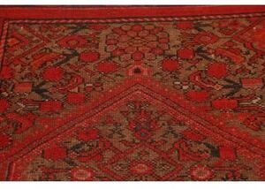 Tappeto Antik Stilizzato Rosso Blu Scuro Corsia 103x480 Cm