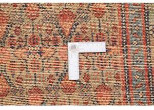 Tappeto Antik Stilizzato Rosso Ruggine Blu Scuro Corsia 86x376 Cm