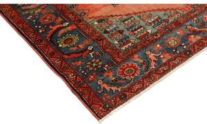 Tappeto Antik Stilizzato Salmone Blu 175x185 Cm