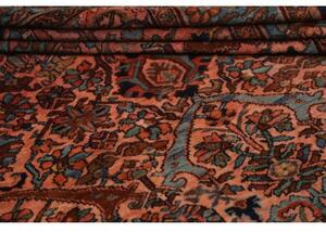 Tappeto Antik Stilizzato Rosso Ruggine Blu Petrolio 168x206 Cm