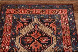 Tappeto Antik Geometrico Beige Rosso Mattone Corsia 88x380 Cm