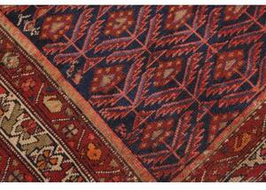 Tappeto Antik Stilizzato Blu Scuro Rosso Mattone 114x200 Cm