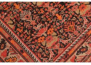 Tappeto Antik Stilizzato Nero Ruggine 120x200 Cm