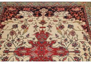 Tappeto Antik Stilizzato Avorio Rosso 142x208 Cm