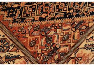 Tappeto Antik Stilizzato Blu Scuro Rosso Ruggine 165x180 Cm