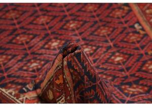 Tappeto Antik Stilizzato Blu Scuro Rosso Mattone 114x200 Cm
