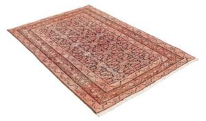 Tappeto Antik Stilizzato Rosa Antico Blu Scuro 117x150 Cm