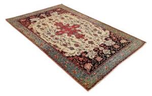 Tappeto Antik Stilizzato Avorio Rosso 142x208 Cm