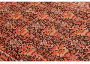 Tappeto Antik Stilizzato Nero Ruggine 120x200 Cm