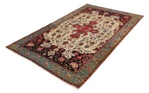 Tappeto Antik Stilizzato Avorio Rosso 142x208 Cm