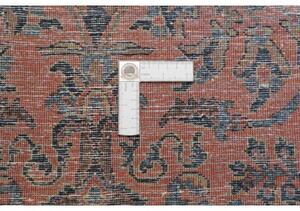 Tappeto Antik Floreale Rosso Mattone Blu Scuro 76x152 Cm
