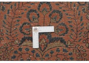 Tappeto Antik Stilizzato Terracotta Blu Scuro Corsia 74x190 Cm