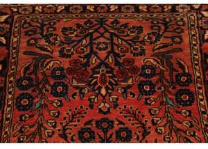 Tappeto Antik Floreale Rosso Mattone Blu Scuro 76x152 Cm