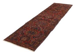 Tappeto Antik Stilizzato Rosso Ruggine Blu Scuro Corsia 80x300 Cm