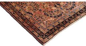 Tappeto Antik Floreale Rosso Mattone Blu Scuro 78x183 Cm