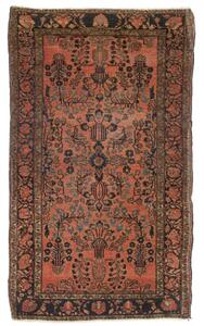 Tappeto Antik Floreale Ruggine Blu Scuro 75x135 Cm