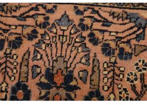 Tappeto Antik Stilizzato Terracotta Blu Scuro Corsia 70x200 Cm