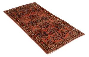 Tappeto Antik Floreale Rosso Mattone Blu Scuro 76x152 Cm