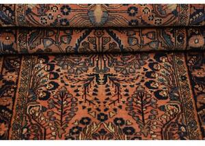 Tappeto Antik Stilizzato Terracotta Blu Scuro Corsia 70x200 Cm