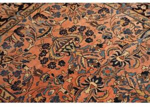 Tappeto Antik Floreale Terracotta Blu Scuro 100x150 Cm