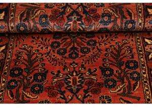 Tappeto Antik Floreale Rosso Mattone Blu Scuro 76x152 Cm