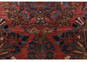 Tappeto Antik Stilizzato Rosso Ruggine Blu Scuro Corsia 80x300 Cm