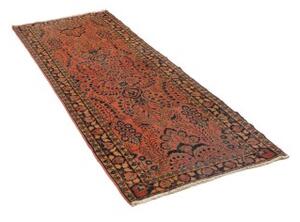 Tappeto Antik Stilizzato Terracotta Blu Scuro Corsia 74x190 Cm