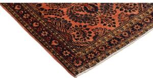 Tappeto Antik Stilizzato Rosso Corallo Blu Scuro 80x193 Cm