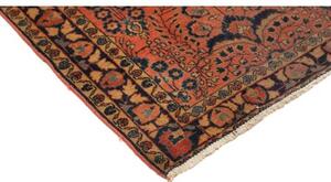 Tappeto Antik Stilizzato Terracotta Blu Scuro Corsia 74x190 Cm