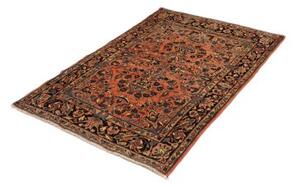 Tappeto Antik Floreale Terracotta Blu Scuro 100x150 Cm