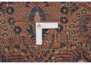 Tappeto Antik Stilizzato Terracotta Blu Scuro Corsia 70x200 Cm