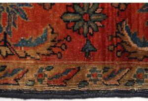 Tappeto Antik Floreale Blu Scuro Rosso 130x195 Cm