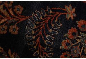 Tappeto Antik Floreale Blu Scuro Rosso 130x195 Cm