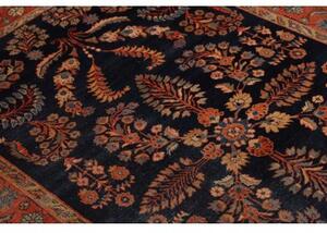 Tappeto Antik Floreale Blu Scuro Rosso 130x195 Cm