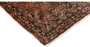 Tappeto Antik Stilizzato Ruggine Blu Scuro 80x190 Cm
