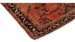Tappeto Antik Floreale Rosso Mattone Blu Scuro 100x145 Cm