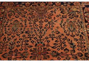 Tappeto Antik Stilizzato Terracotta Blu Scuro 110x155 Cm